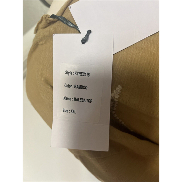 X-Large NWTWomen’s Blouse Distressed Embroidered Kyla Seo - Picture 4 of 10